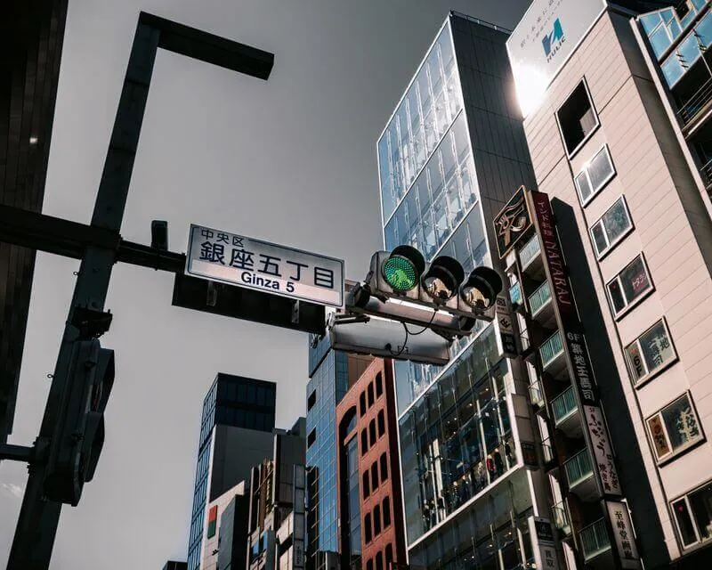 銀座の街並み