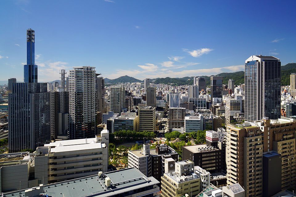 三宮の繁華街