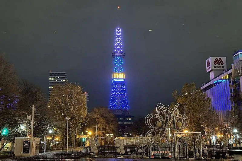 さっぽろテレビ塔の夜景
