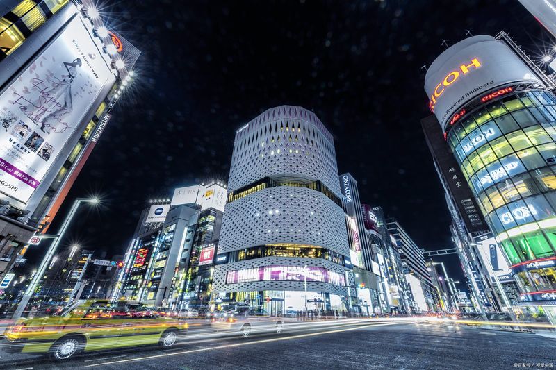 東京・銀座の夜景